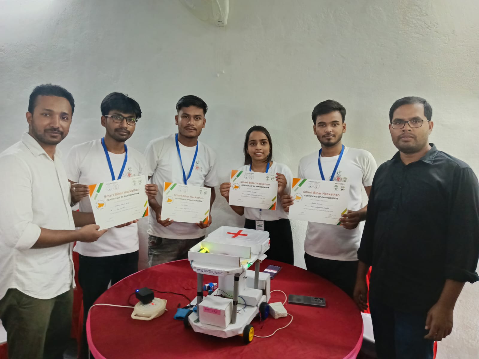 Winner of Hackathon event 2025 at divisional level held in GP Purnea